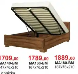 Meble Bodzio Łóżko z pojemnikiem MA160-BM oferta