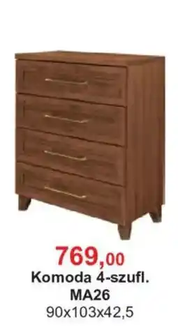 Meble Bodzio Komoda 4-szufł. MA26 oferta