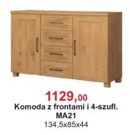 Meble Bodzio Komoda z frontami i 4-szufł. MA21 oferta