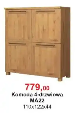 Meble Bodzio Komoda 4-drzwiowa MA22 oferta