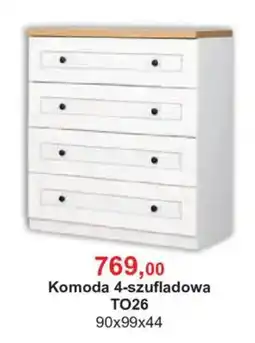 Meble Bodzio Komoda 4-szufladowa TO26 oferta