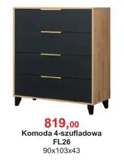Meble Bodzio Komoda 4-szufladowa FL26 oferta