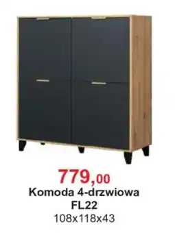 Meble Bodzio Komoda 4-drzwiowa FL22 oferta
