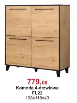 Meble Bodzio Komoda 4-drzwiowa FL22 oferta