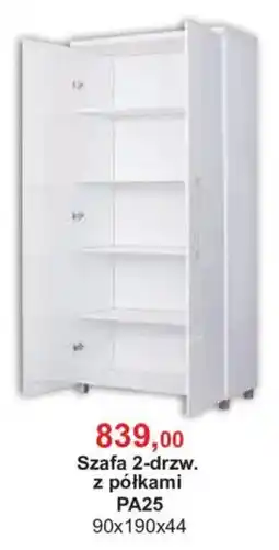 Meble Bodzio Szafa 2-drzw. z półkami PA25 oferta