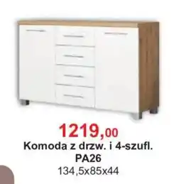 Meble Bodzio Komoda z drzw. i 4-szufł. PA26 oferta