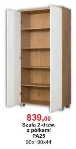 Meble Bodzio Szafa 2-drzw. z półkami PA25 oferta
