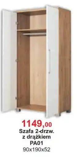 Meble Bodzio Szafa 2-drzw. z drążkiem PA01 oferta