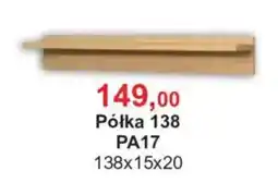 Meble Bodzio Półka 138 PA17 oferta