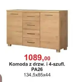 Meble Bodzio Komoda z drzw. i 4-szufł. PA26 oferta