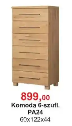 Meble Bodzio Komoda 6-szufli. PA24 oferta