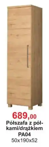 Meble Bodzio Półszafa z półkami/drażkiem PA04 oferta