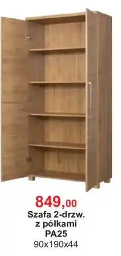 Meble Bodzio Szafa 2-drzw. z półkami PA25 oferta