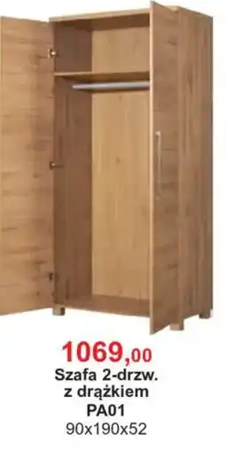 Meble Bodzio Szafa 2-drzw. z drążkiem PA01 oferta