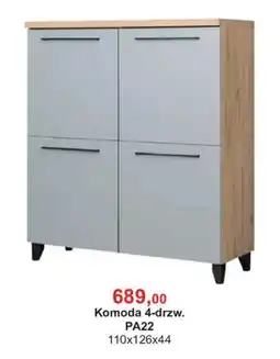 Meble Bodzio Komoda 4-drzw. PA22 oferta