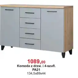Meble Bodzio Komoda z drzw. i 4-szufl. PA21 oferta