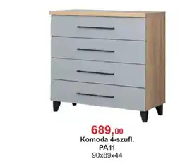 Meble Bodzio Komoda 4-szufł. PA11 oferta