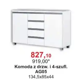 Meble Bodzio Komoda z drzw. i 4-szufł. AG05 oferta