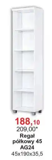Meble Bodzio Regał półkowy 45 AG24 oferta