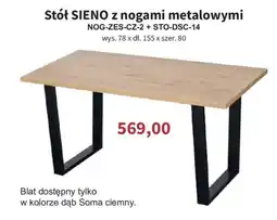 Meble Bodzio Stół SIENO z nogami metalowymi oferta