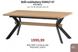 Meble Bodzio Stół rozkładany FAMILY 47 oferta