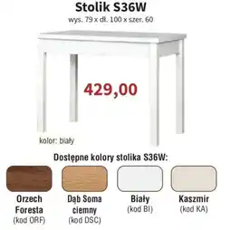 Meble Bodzio Stolik S36W oferta