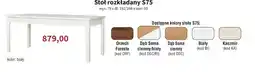 Meble Bodzio Stół rozkładany S75 oferta