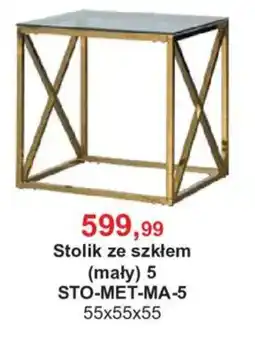 Meble Bodzio Stolik ze szkłem (mały) 5 oferta