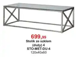 Meble Bodzio Stolik ze szkłem (duży) 4 oferta