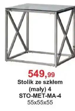 Meble Bodzio Stolik ze szkłem (mały) 4 oferta