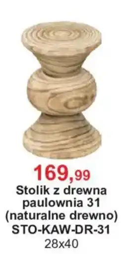 Meble Bodzio Stolik z drewna paulownia 31 oferta