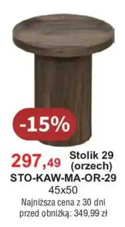 Meble Bodzio Stolik 29 (orzech) oferta