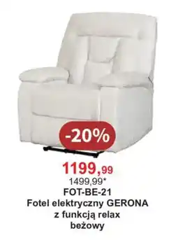 Meble Bodzio Fotel elektryczny GERONA oferta
