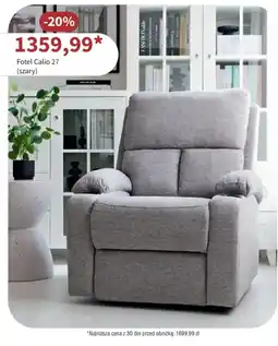 Meble Bodzio Fotel Calio 27 (szary) oferta