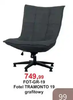 Meble Bodzio Fotel TRAMONTO 19 grafitowy oferta