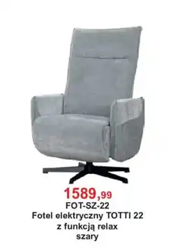 Meble Bodzio Fotel elektryczny TOTTI 22 oferta