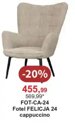 Meble Bodzio Fotel FELICJA 24 cappuccino oferta