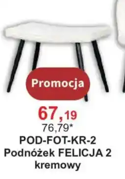 Meble Bodzio Podnóżek Felicja 2 kremowy oferta