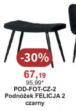 Meble Bodzio Podnóżek FELICJA 2 czarny oferta