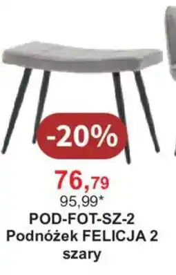 Meble Bodzio Podnóżek FELICJA 2 szary oferta