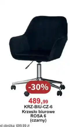 Meble Bodzio Krzesło biurowe ROSA 6 (czarny) oferta