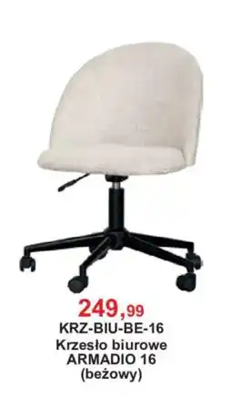 Meble Bodzio Krzesło biurowe ARMADIO 16 (beżowy) oferta