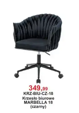 Meble Bodzio Krzesło biurowe MARBELLA 18 (czarny) oferta