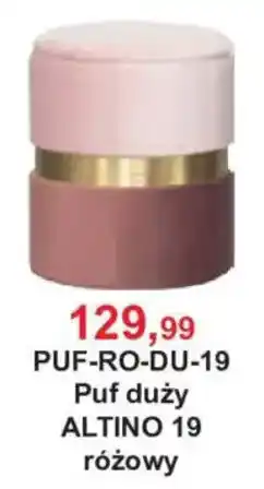 Meble Bodzio Puf duży ALTINO 19 różowy oferta