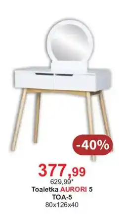 Meble Bodzio Toaletka AURORI 5 oferta