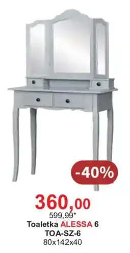 Meble Bodzio Toaletka ALESSA 6 oferta