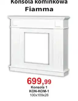 Meble Bodzio Konsola kominkowa Fiamma oferta