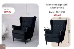 Meble Bodzio Elementy tapicerki Diamentino Fotel oferta