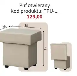 Meble Bodzio Puf otwierany oferta