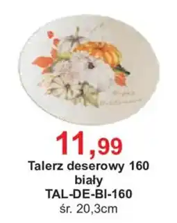 Meble Bodzio Talerz deserowy 160 biały oferta